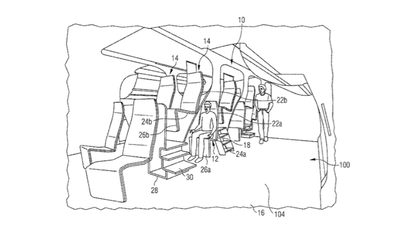 Illustration for article titled We Cannot Allow This Design for Acrobatic Airplane Seating to Become Real